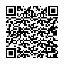 QR-koodi puhelinnumerolle +16022001242