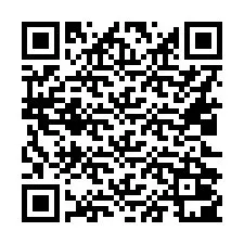 QR-koodi puhelinnumerolle +16022001243