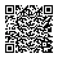 Código QR para número de teléfono +16022001244