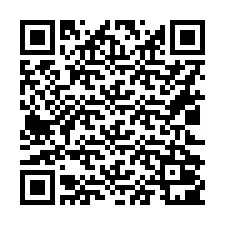 Kode QR untuk nomor Telepon +16022001251