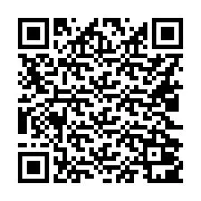 QR-koodi puhelinnumerolle +16022001266