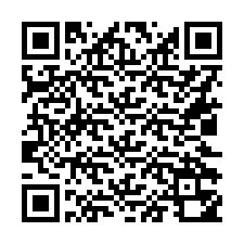 QR kód a telefonszámhoz +16022350684