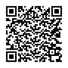 QR-code voor telefoonnummer +16023138329