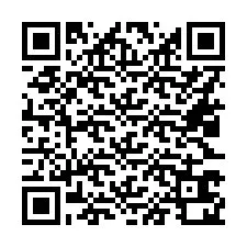 QR код за телефонен номер +16023620027