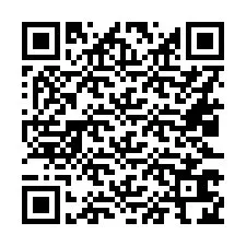 QR код за телефонен номер +16023624197