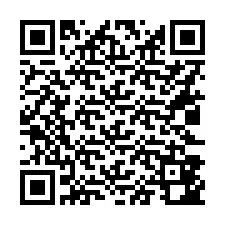 QR код за телефонен номер +16023842290