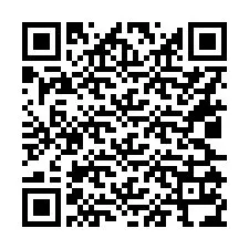 Kod QR dla numeru telefonu +16025134030