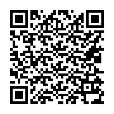 Kod QR dla numeru telefonu +16025134057