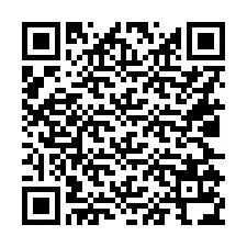 Kode QR untuk nomor Telepon +16025134528