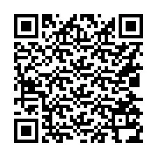 QR Code สำหรับหมายเลขโทรศัพท์ +16025134784