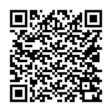 QR-koodi puhelinnumerolle +16025220679