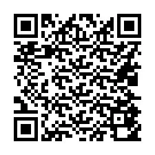 Codice QR per il numero di telefono +16025850397