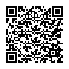 QR-code voor telefoonnummer +16025859209