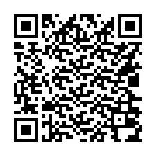 Codice QR per il numero di telefono +16026034064