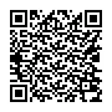 QR-Code für Telefonnummer +16026034268