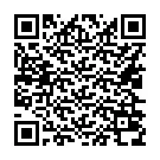 Código QR para número de teléfono +16026038467