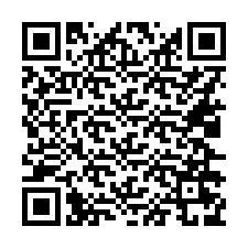 Código QR para número de telefone +16026279973