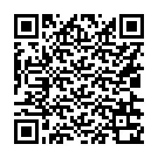 QR-koodi puhelinnumerolle +16026320504