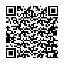 QR код за телефонен номер +16026381856