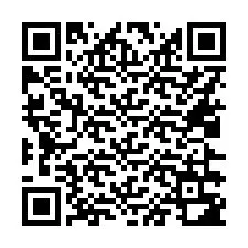 QR-koodi puhelinnumerolle +16026382443