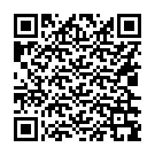 QR-koodi puhelinnumerolle +16026399460