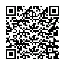 QR-Code für Telefonnummer +16026399604