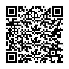 QR-Code für Telefonnummer +16026399697