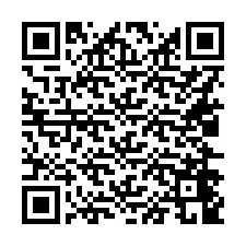 QR-код для номера телефона +16026449996