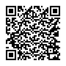 QR-code voor telefoonnummer +16026522668