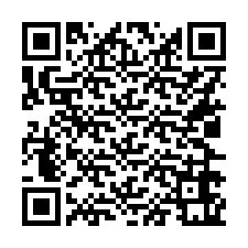 QR-code voor telefoonnummer +16026661834