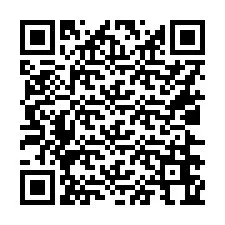 QR Code สำหรับหมายเลขโทรศัพท์ +16026664248