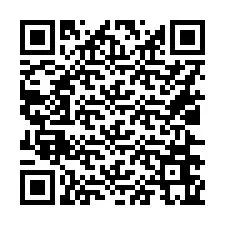 QR kód a telefonszámhoz +16026665359