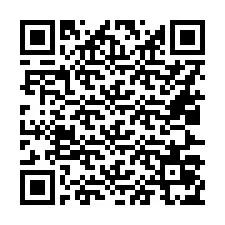 Código QR para número de telefone +16027075507