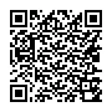 QR-code voor telefoonnummer +16027150056