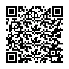 QR kód a telefonszámhoz +16027181778