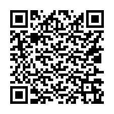 Código QR para número de teléfono +16027265048