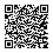 QR-koodi puhelinnumerolle +16027304813