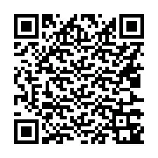 Código QR para número de telefone +16027341002