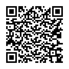 QR код за телефонен номер +16027344103