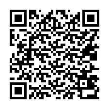 QR kód a telefonszámhoz +16027432543