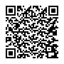 QR-code voor telefoonnummer +16027492183