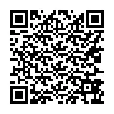 QR код за телефонен номер +16027866412