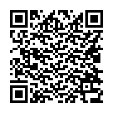 QR-Code für Telefonnummer +16028336796