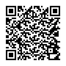 QR-код для номера телефона +16028410369