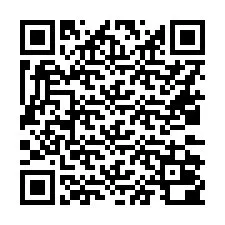 QR-code voor telefoonnummer +16032000006