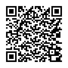 Código QR para número de teléfono +16032000034