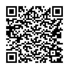 Código QR para número de teléfono +16032001177