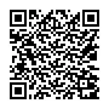 Código QR para número de teléfono +16032001189