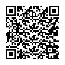 Código QR para número de teléfono +16032001427