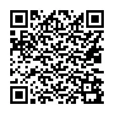 Código QR para número de telefone +16032591087